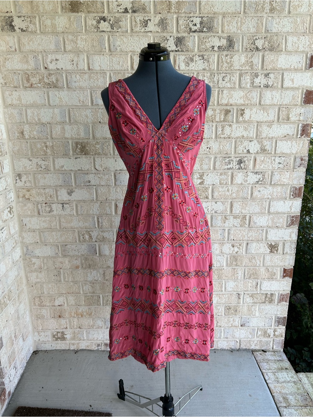 Plenty by Tracy Reese vintage embroidered dress Anthropologie y2k - 2